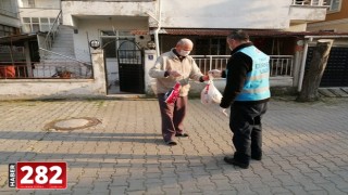 Tekirdağ'da "Vefa Sosyal Destek Grubu" yaşlıların hizmetine koşmaya devam ediyor