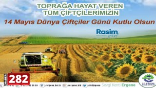 Başkan Yüksel, “14 Mayıs Çiftçiler Günü Kutlu Olsun”