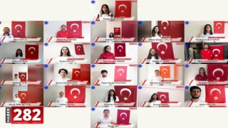 "Evde kalan" üniversite öğrencileri 19 Mayıs'ı hazırladıkları videoyla kutladı