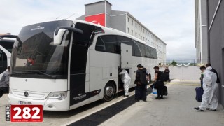 Kırklareli'nde yurtta karantinada tutulan 98 kişi bayramı evlerinde geçirmeleri için tahliye edildi
