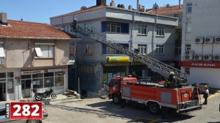 Malkara'da pide salonunda çıkan yangın söndürüldü