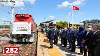 Marmaray'dan geçen yurt içi yük treni Tekirdağ'a ulaştı