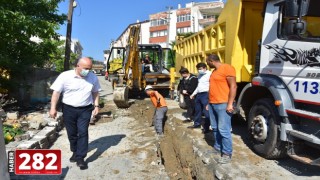 Hayrabolu'da doğal gaz çalışmaları başladı