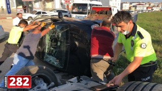 Kapaklı'da trafik kazası: 1 yaralı