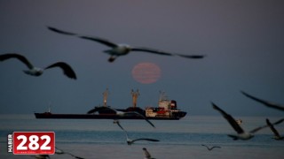 Tekirdağ'da dolunay