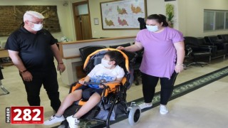 Ergene Belediyesi Gazi Ailesine Engelli Aracını Teslim Etti