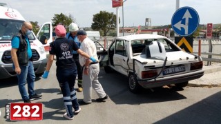 Malkara'da trafik kazası: 2 yaralı