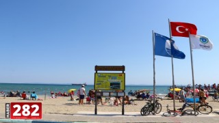 Tekirdağ "mavi bayraklı" plajlarıyla tatilcileri cezbediyor