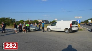 Tekirdağ'da trafik kazasında 3 kişi yaralandı