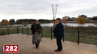 Başkan Vekili Salih Tıknas Marmaracık Göleti’ni İnceledi
