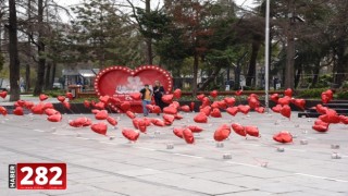 Çorlu Belediyesi’nden Kalpleri Isıtan Sevgililer Günü Etkinliği