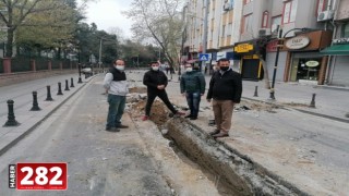 OMURTAK CADDESİ KAZILDI