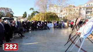 3 Aralık Dünya Engelliler Günü Dolayısıyla Çelenk Sunma Töreni Düzenlendi