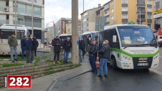 Marmaracık Münübüsçüleri Süleymanpaşa'da Eylem Yaptı