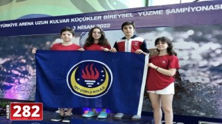 Yüzmede Türkiye Birincisi TED Çorlu Kolejinden!