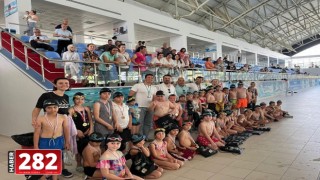 Süleymanpaşa Belediyesi Kış Okulu, 90 öğrenciye yüzme öğretti