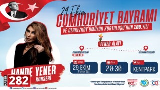 KURULUŞ VE KURTULUŞ COŞKUSU, HANDE YENER KONSERİ İLE TAÇLANACAK