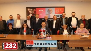 Tekirdağ’da CHP Süleymanpaşa İlçe Başkanı ve yönetim kurulu istifa etti