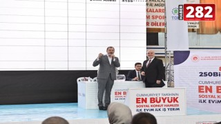 Başkan Yüksel TOKİ kura çekimine katıldı