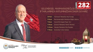 GELENEKSEL MARMARAEREĞLİSİ İFTARLARIMIZA KATILIMINIZDAN ONUR DUYARIZ