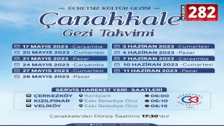 ÇANAKKALE ŞEHİTLİĞİ GEZİLERİMİZ BAŞLIYOR