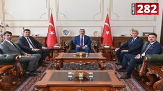 Başkan Uzunlar yeni Tekirdağ Valisi Recep Soytürk’ü ziyaret etti