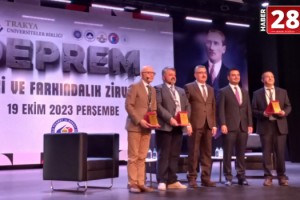 ÇORLU’DA DEPREM RİSKİ VE FARKINDALIK ZİRVESİ GERÇEKLEŞTİ