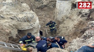 Tekirdağ'da hızlı tren hattı çalışmasında göçük; 2 işçi yaşamını yitirdi