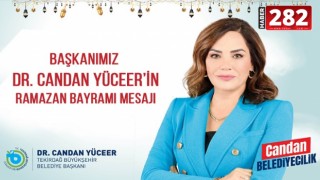 BAŞKAN CANDAN YÜCEER’İN RAMAZAN BAYRAMI MESAJI