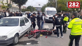 TEKİRDAĞ Motosikletle bisiklet çarpıştı: 1'i ağır, 3 öğrenci yaralı