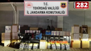 Tekirdağ'da kaçak tütün operasyonunda 2 gözaltı