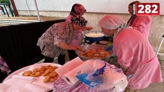 Özel çocuklara lokma şenliği