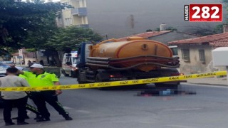 Tekirdağ'da vidanjörün çarptığı yaya öldü