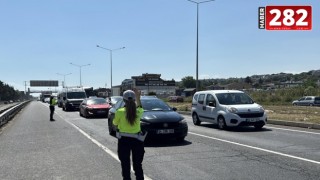 İstanbul-Tekirdağ kara yolunda 81 ekip, 455 polis görev yapmaya başladı