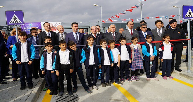 Çorlu Trafik Eğitim Parkı Düzenlenen Törenle Açıldı